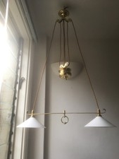 Antique Edwardian Brass Rise &