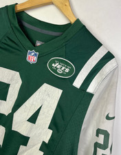 NIKE NFL NEW YORK JETS JERSEY Size Medium Men`s American Football Shirt Green