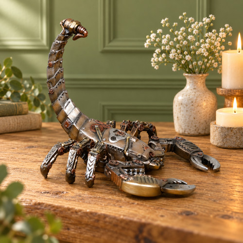 Intricate steampunk scorpion - intricate,