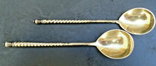 Antique 2  spoon 19 th  Russia