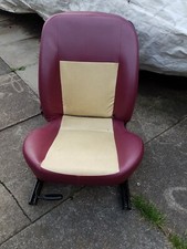  Front Leather seat in Red / Cream Leather 2 door -  Pug 206 Hot rod Camper VW