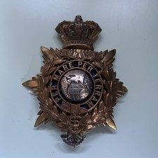 A Royal Marine Light Infantry Helmet Plate