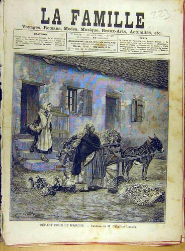 Original old antique print - original,