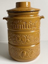 RUMTOPF RUM POT JAR & LID