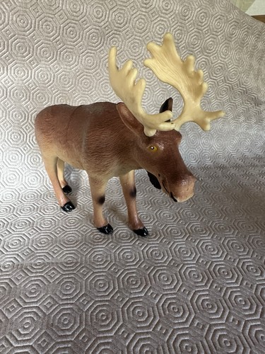 Plastic toy bull moose - bull,