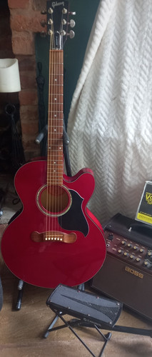 Gibson jumbo red acoustic - jumbo,