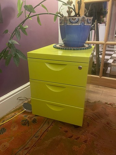Lime green filing cabinet - , 40