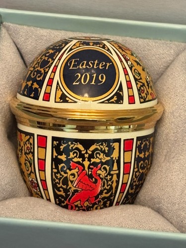 Halcyon enamel egg - enamel,