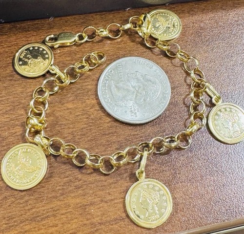 Solid 18k 750 real fine - solid,