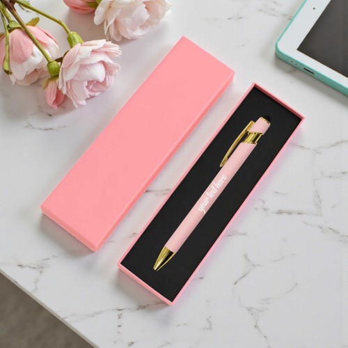 Personalised pink stylus pen - personalised,