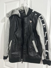 GUESS Youth Boys Hooded Faux