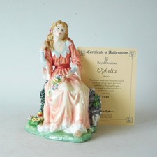 ROYAL DOULTON FIGURINE SHAKESPEARE LADIES OPHELIA HN 3674 LTD ED + CERT