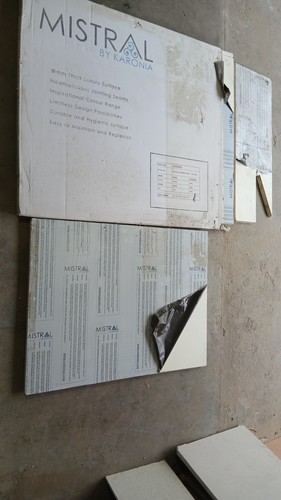 Resin stone worktop - resin, thick