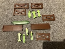 Playmobil Brown Fence Enclosure - Farm Country Stable Spares