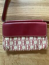 CAROLINA HERRERA BAG RED LEATHER BELT BAG 
