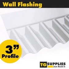 Clear 3" PVC Wall Flashing For