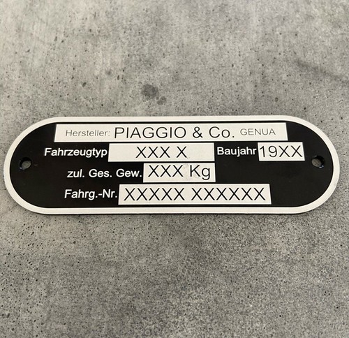 Nameplate suitable for
