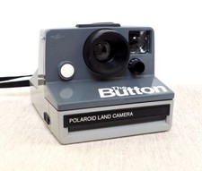 Vintage POLAROID THE BUTTON Instant Film Camera Takes SX-70 film