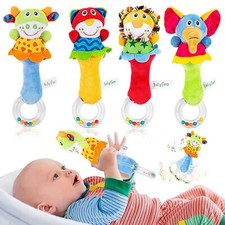 Kids Soft Rattles Handbells