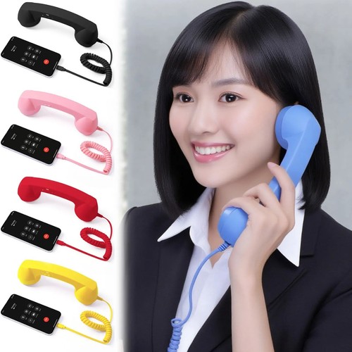 Retro telephone handset for - telephone,