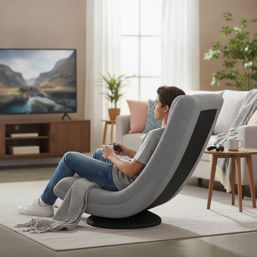 Folding sofa chair - sofa, grey