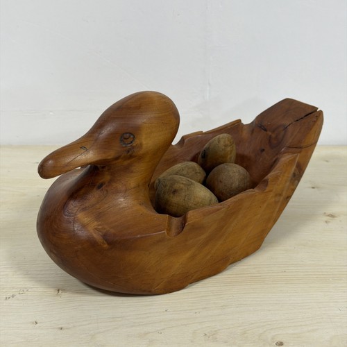 Vintage folk art hand carved - vintage,