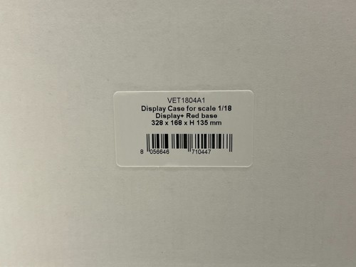 Bbr vet1804a1 display case - vet1804a1,