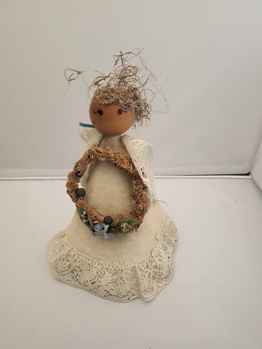 Handmade primitive wood angel - primitive,