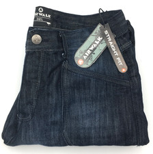 AIRWALK Cargo Jeans Mens Size 34W 32L Skate Scooter Blue Denim Y2K Retro RRP £49