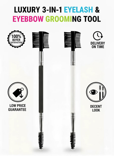 Eyebrow eyelash comb - in,