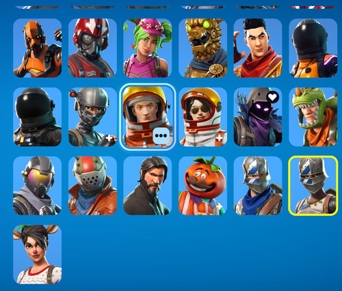 Fortnite account has - account!!,