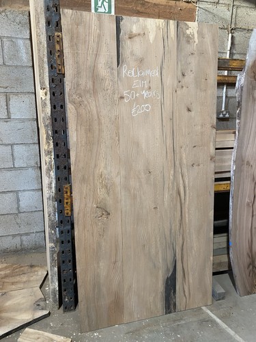 Reclaimed elm board - reclaimed, slab