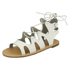 Spot On Ladies Lace Up Leg