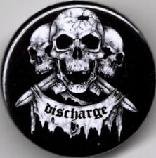 DISCHARGE Pin Button Badge - 25mm - PUNK ROCK - VESPA - LAMBRETTA - SCOOTER