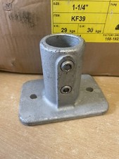 Galvanised ( KF39 ) 1-1/4” Heavy Duty Railing Base Flange Handrail Fixings X 10
