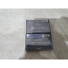 Lot of 2 Sony P5-90MP Metal MP90 Camcorder Cassette Tape 8mm Video8 High Quality