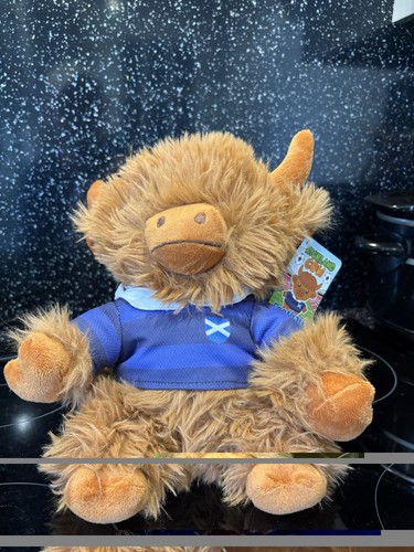 Scottish highland cow cuddly - scottish,