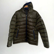 NORTH SAILS  Puffer Jacket Coat Dark Olive Green Mens Size L Padded Outdoor