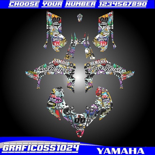 Graphics kit for yamaha yfz - graphics,