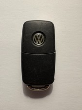 GENUINE ORIGINAL VOLKSWAGEN GOLF POLO BORA ETC 3 BUTTON REMOTE FLIP CAR KEY FOB