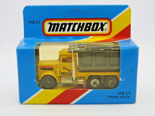 MATCHBOX MACAU 1983 MB23 PETERBILT TIPPER TRUCK MINT IN UNOPENED BLUE M TYPE BOX