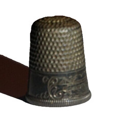 STERLING SILVER Thimble Size 9