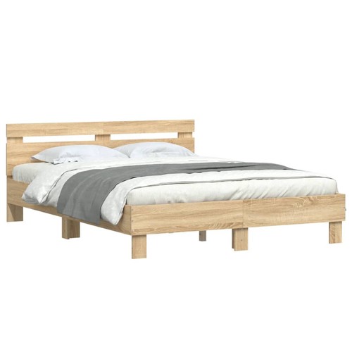 Bed frame with headboard - with, and