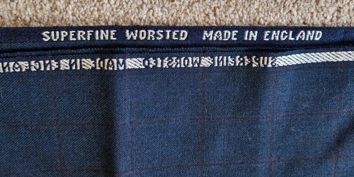 Superfine wool worsted 1 - superfine, x