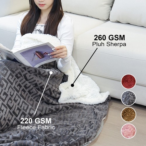 Reversible sherpa fleece - reversible,