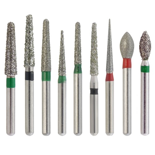 Dental diamond burs - burs, round