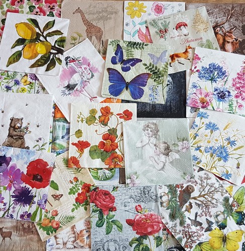 Mixed lot decoupage - decoupage, x