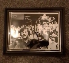 Alex higgins hand signed - higgins,