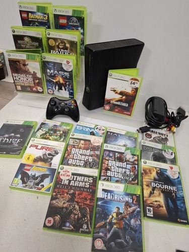 Xbox 360 slim 250gb - 250gb, bundle