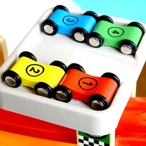 4pcs toy ramp - car, wooden